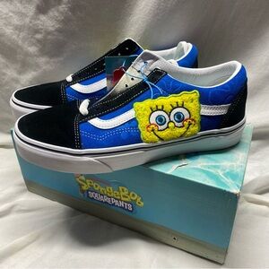 SpongeBob Vans mens sz 8 - Suede Leather New Collectors
